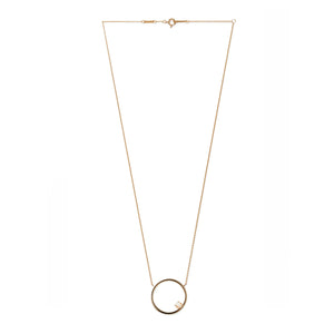 Sacred Geometry Circle Necklace  | Diamond