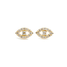 画像をギャラリービューアに読み込む, Surya Eye Petit Earrings  | Diamond
