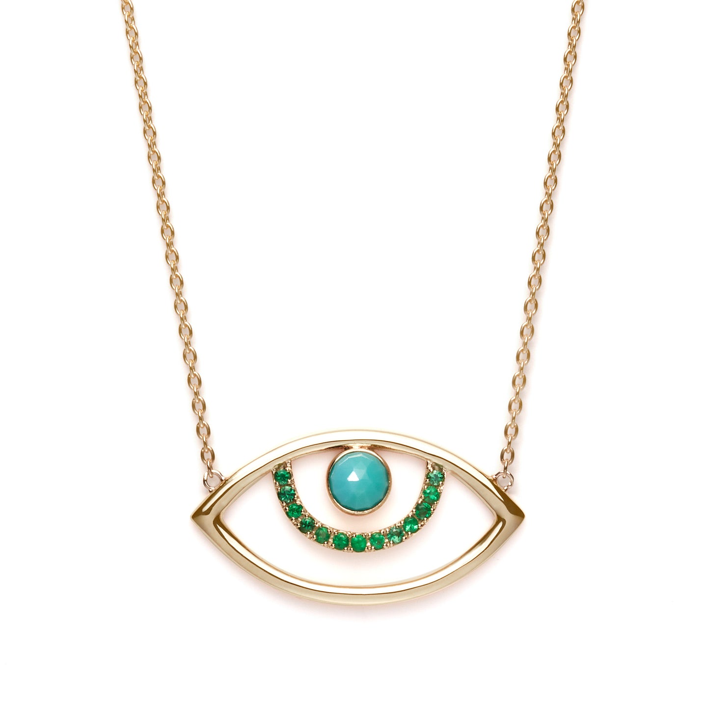 Surya.Eye.Necklace | Turquoise