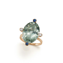 Load image into Gallery viewer, Cosmo Oval Ring  | Green Amethyst
