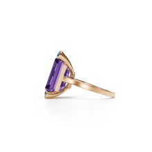 Load image into Gallery viewer, Cosmo Square Ring  | Amethyst
