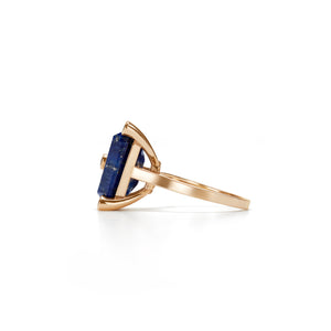 Cosmo Petit Square Ring  | Lapis Lazuli