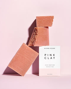 [HERBIVORE BOTANICALS]--Cleansing Bar Soap | Pink Clay
